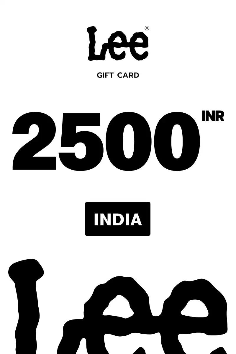 Lee 2500 INR Gift Card (India) - Digital Key