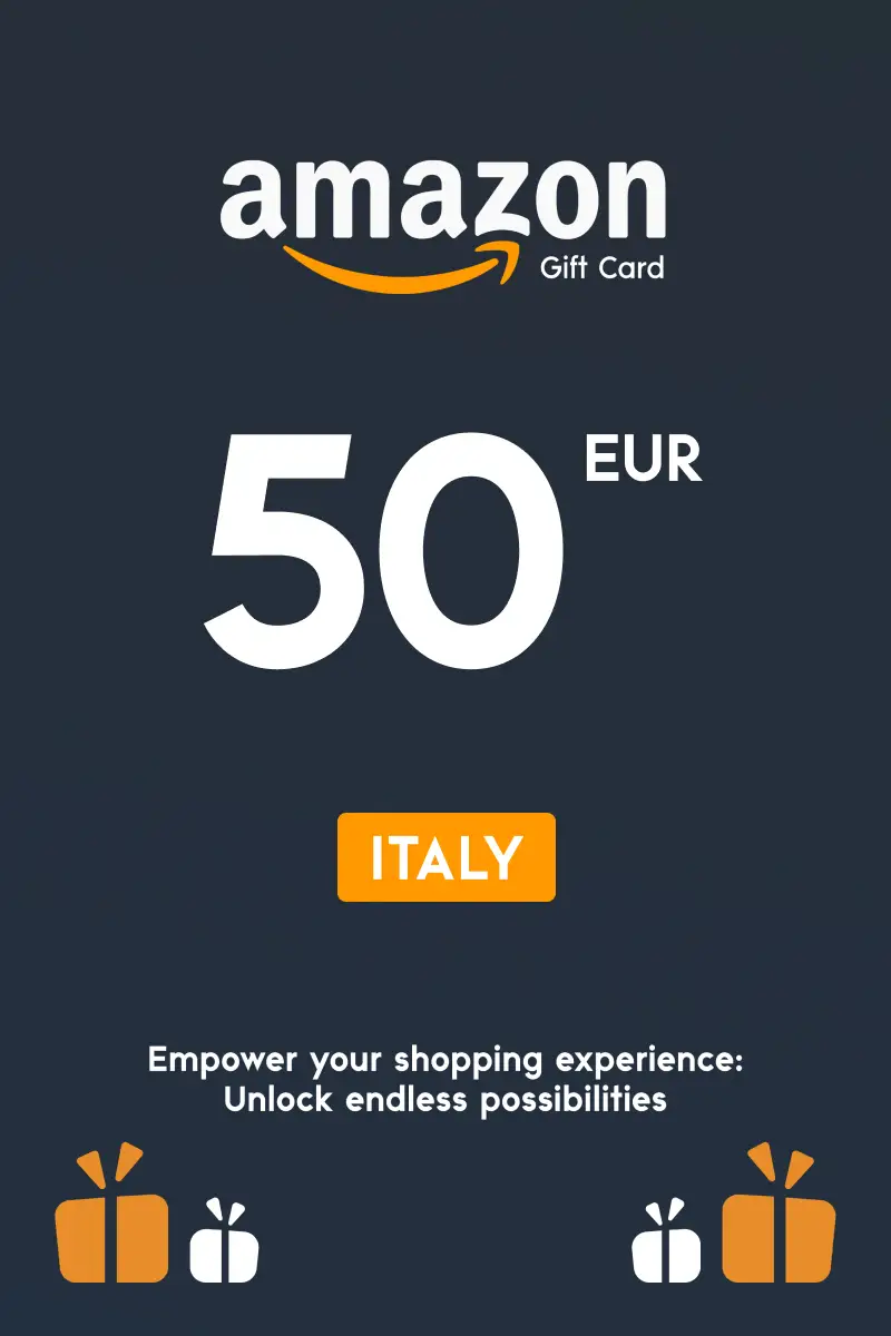 Amazon 50 EUR Gift Card (Italy) - Digital Key