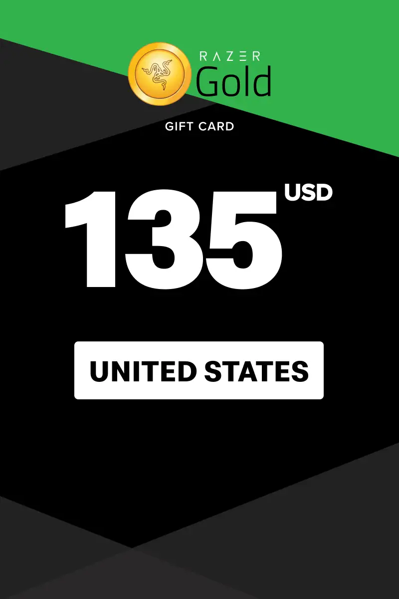 Razer Gold 135 USD Gift Card (United States) - Digital Key