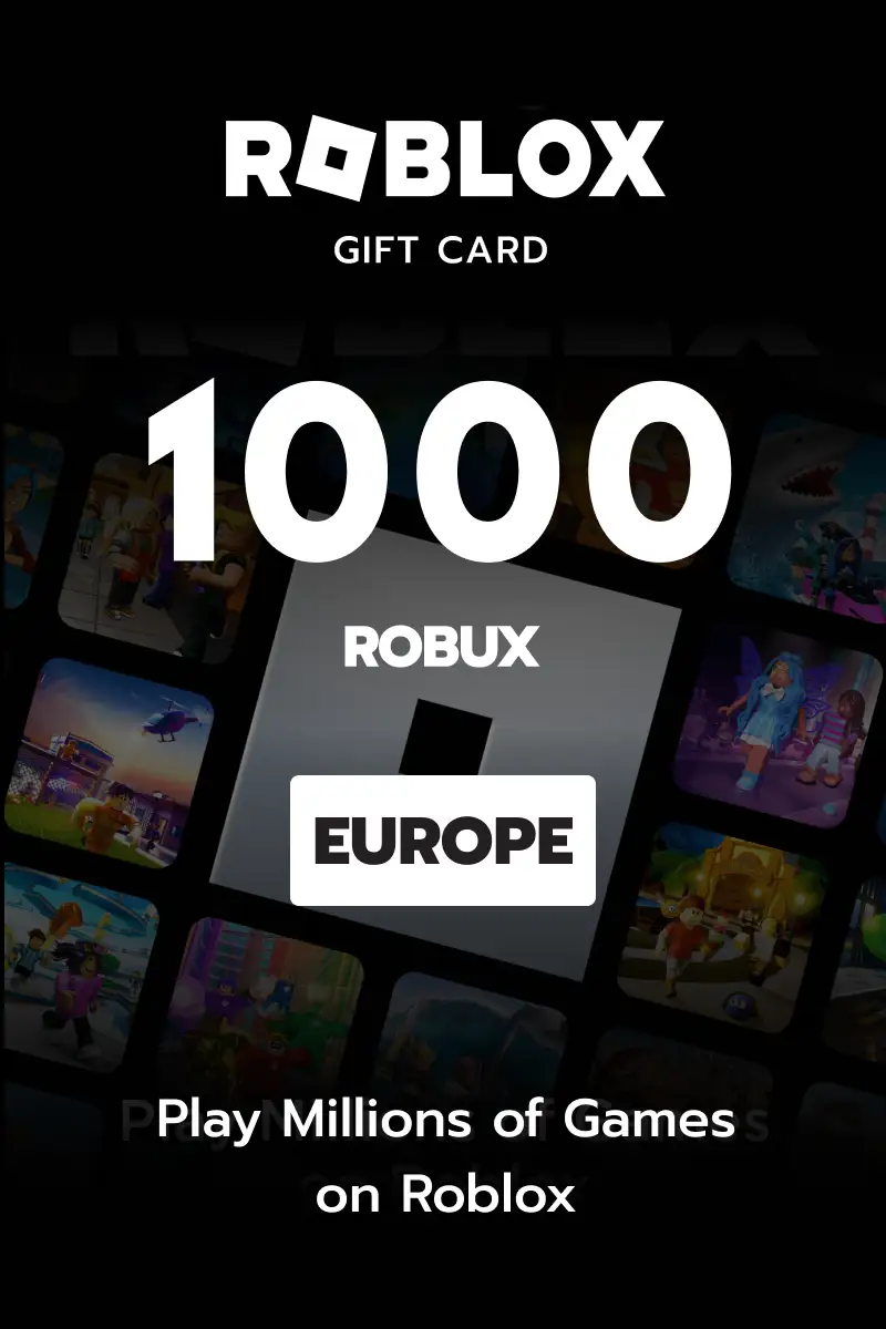 Roblox - 1000 Robux (Europe) - Digital Key