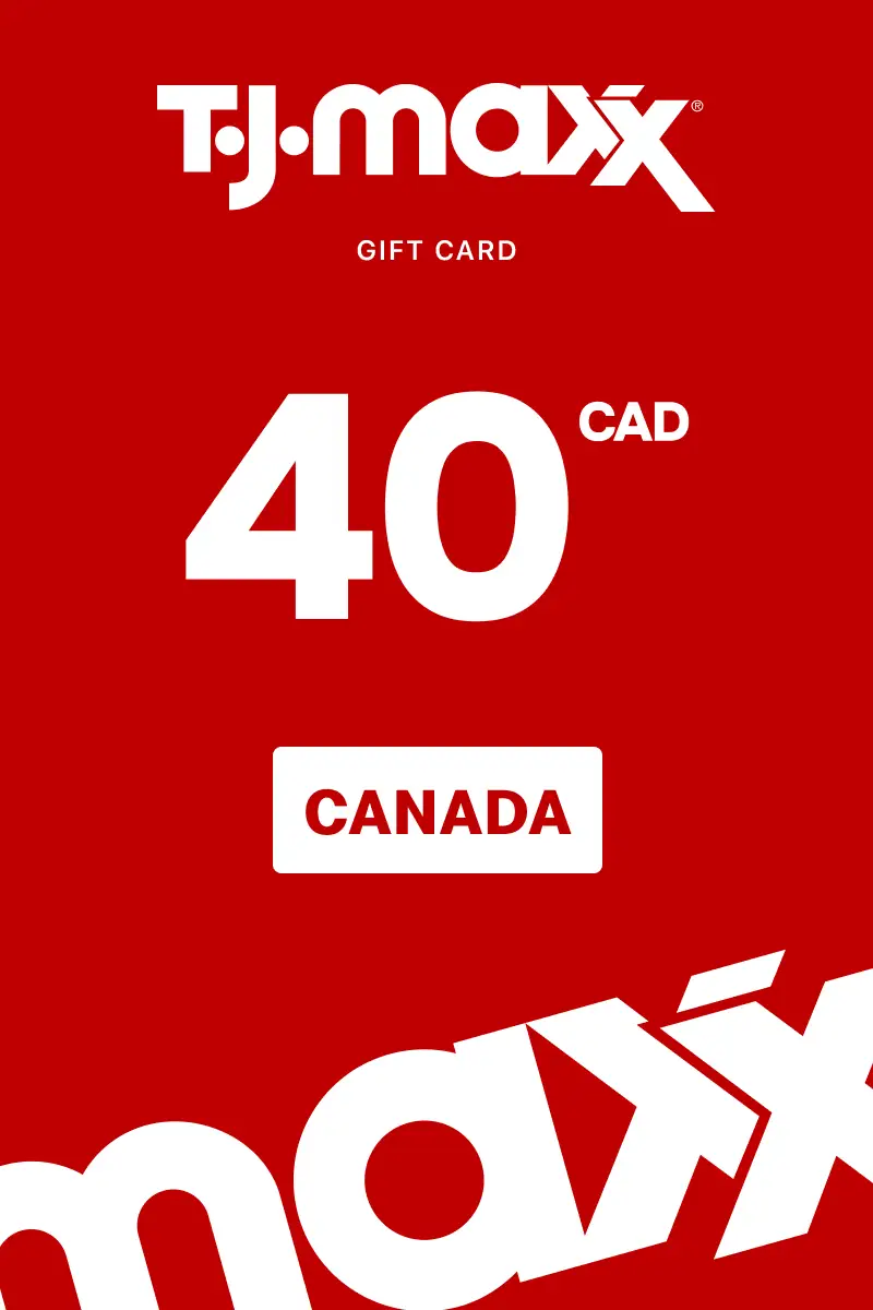 TJX 40 CAD Gift Card (Canada) - Digital Key