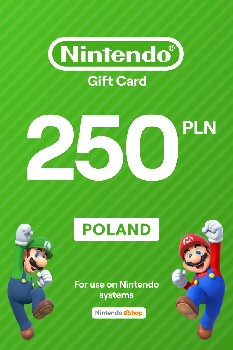 Nintendo eShop 250 PLN Gift Card (Poland) - Digital Key