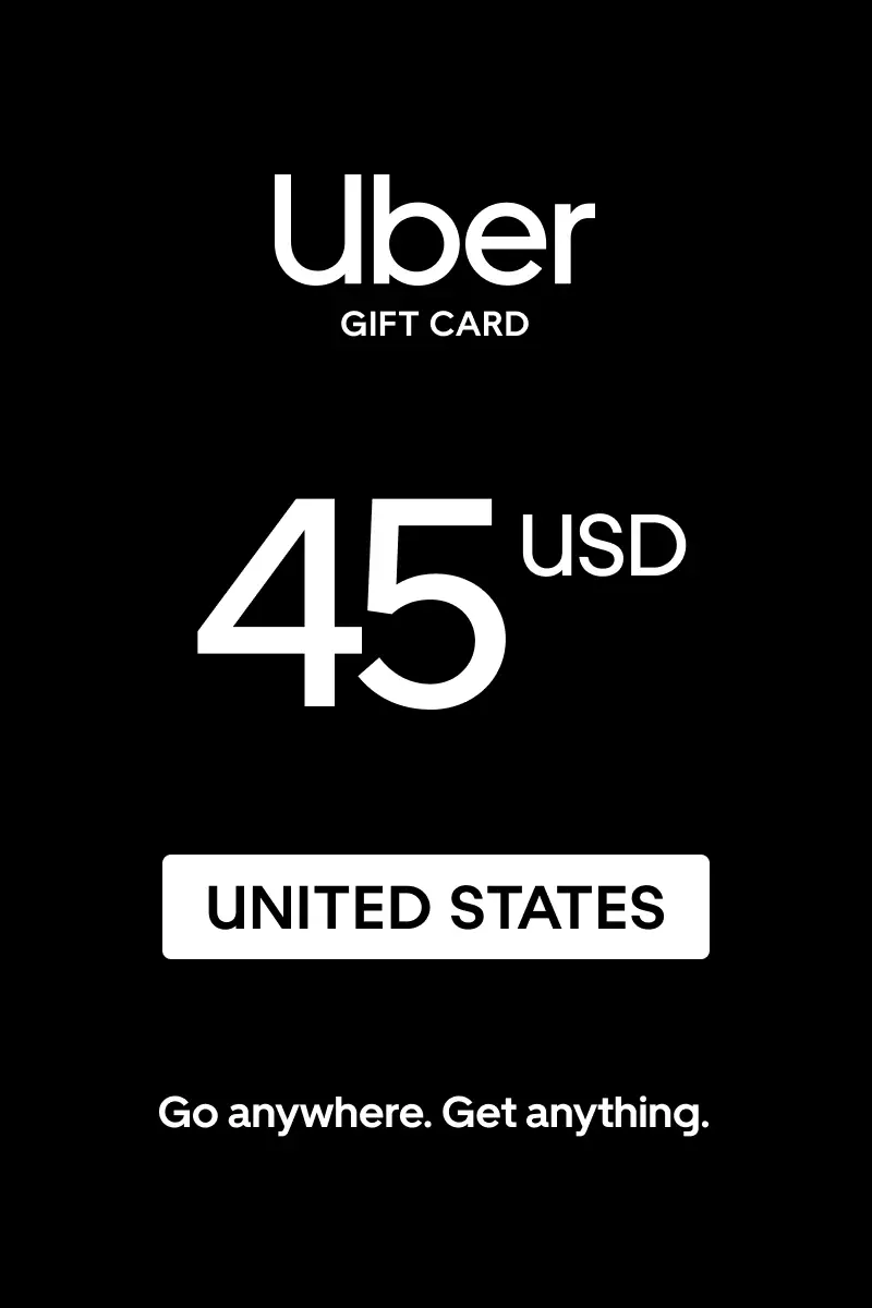 Uber 45 USD Gift Card (United States) - Digital Key