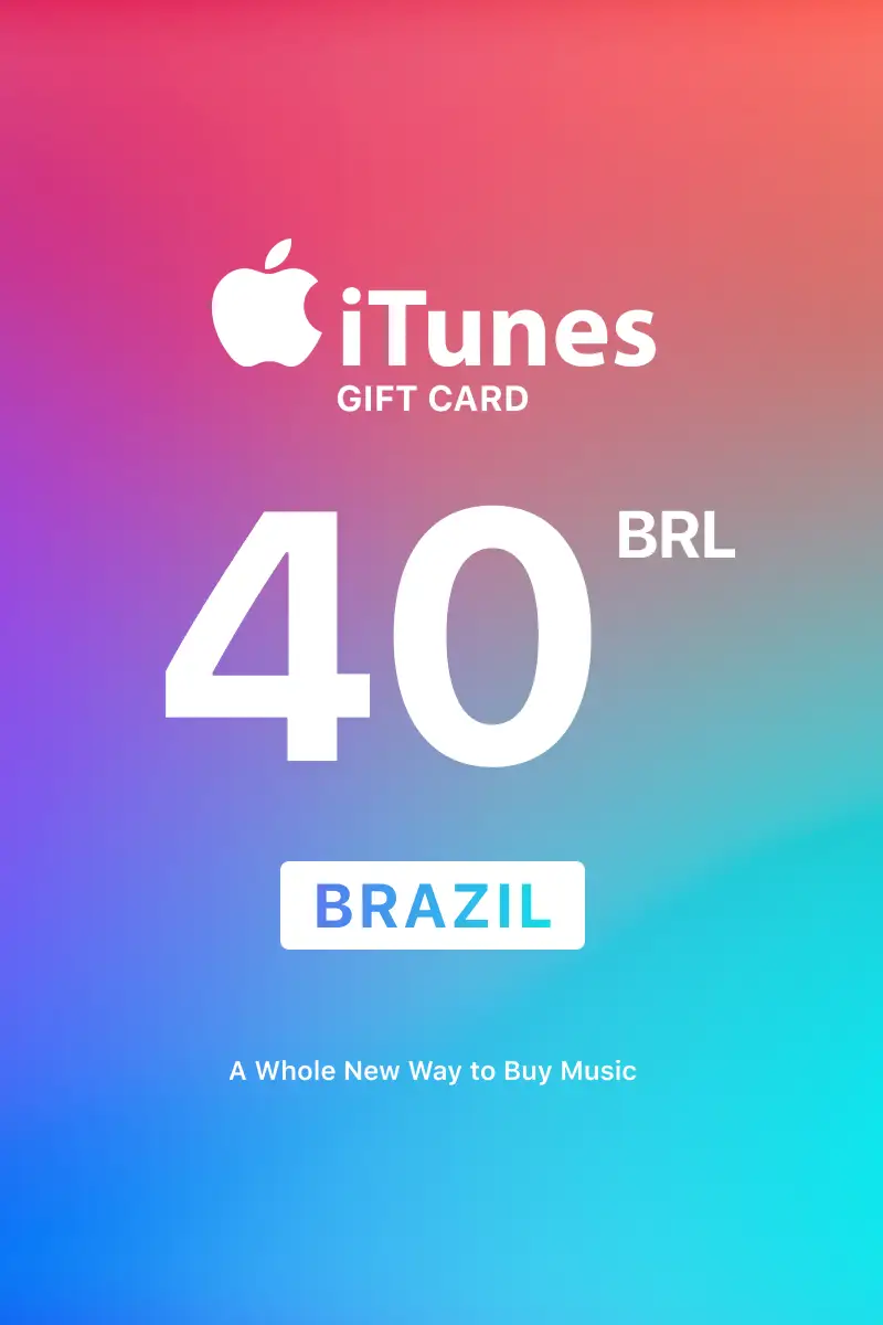 Apple iTunes 40 BRL Gift Card (Brazil) - Digital Key