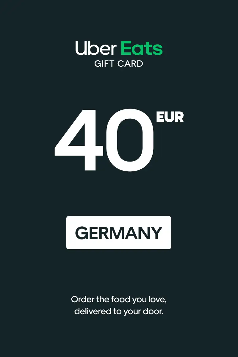 Uber Eats 40 EUR Gift Card (Germany) - Digital Key