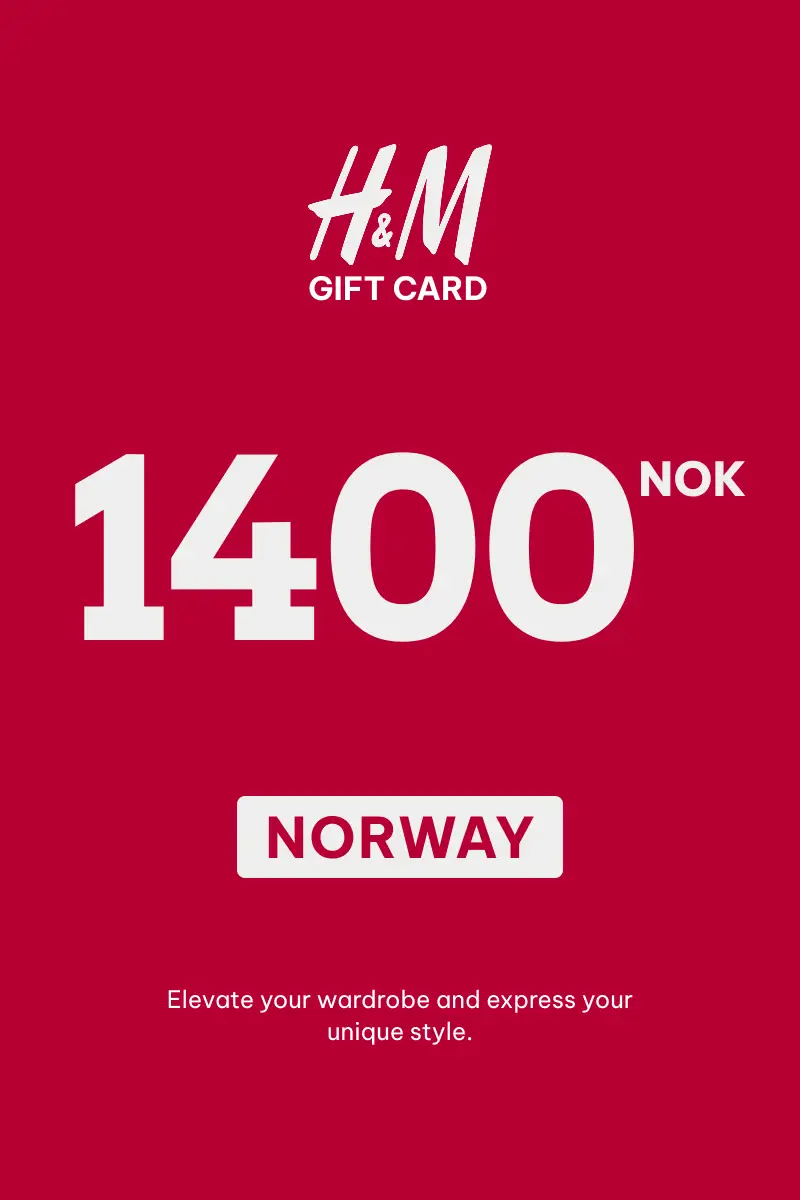 HandM 1400 NOK Gift Card (Norway) - Digital Key