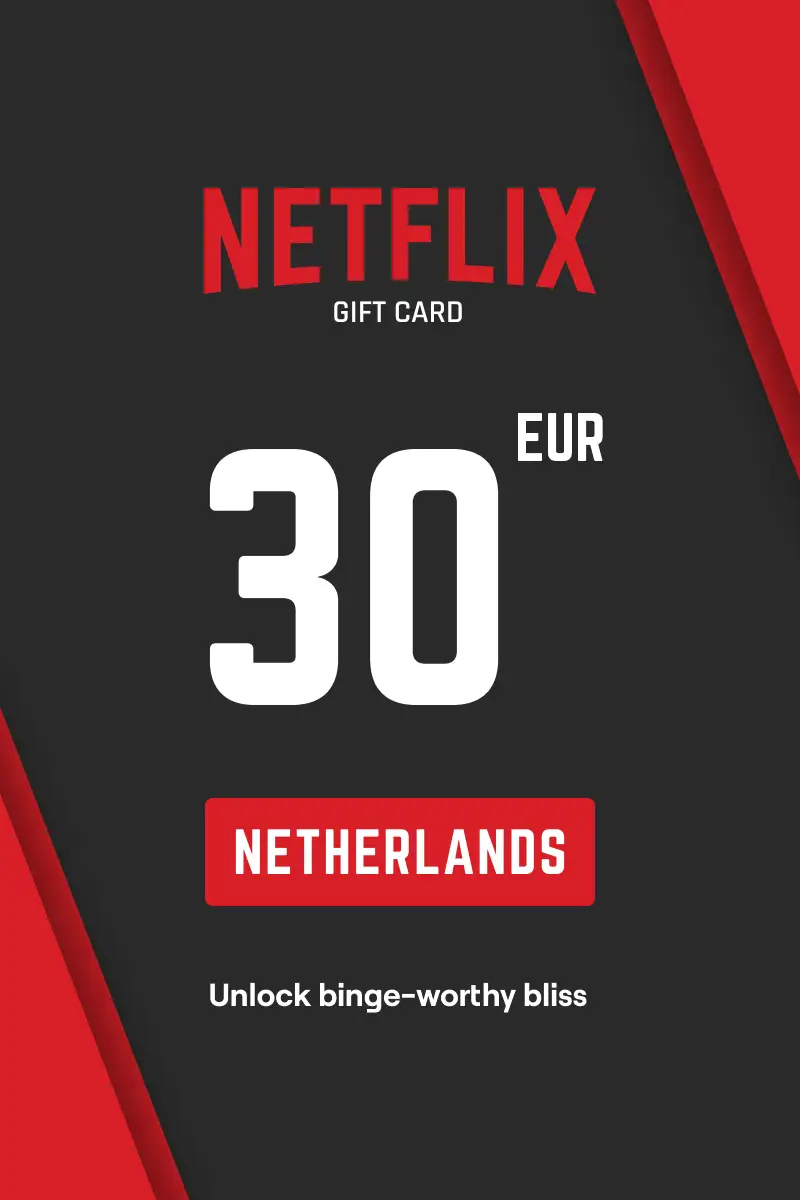 Netflix 30 EUR Gift Card (Netherlands) - Digital Key