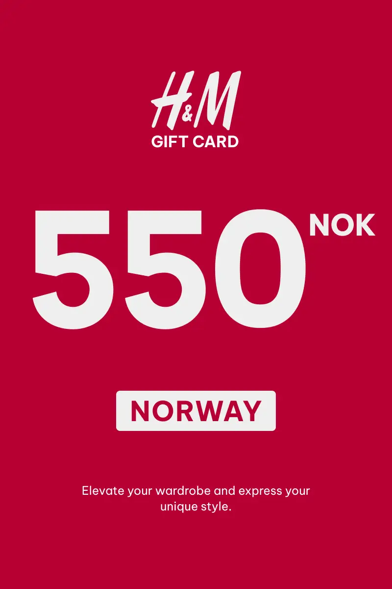 HandM 550 NOK Gift Card (Norway) - Digital Key