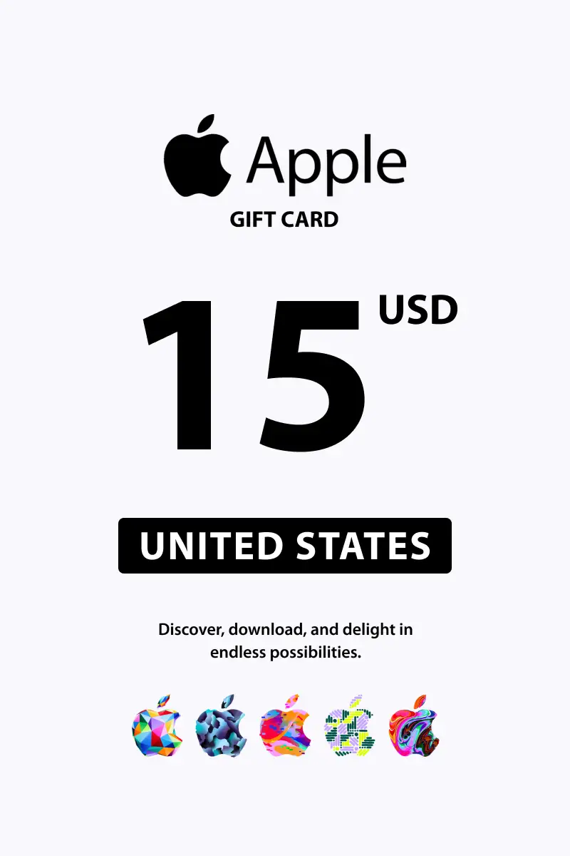 Apple 15 USD Gift Card (United States) - Digital Key