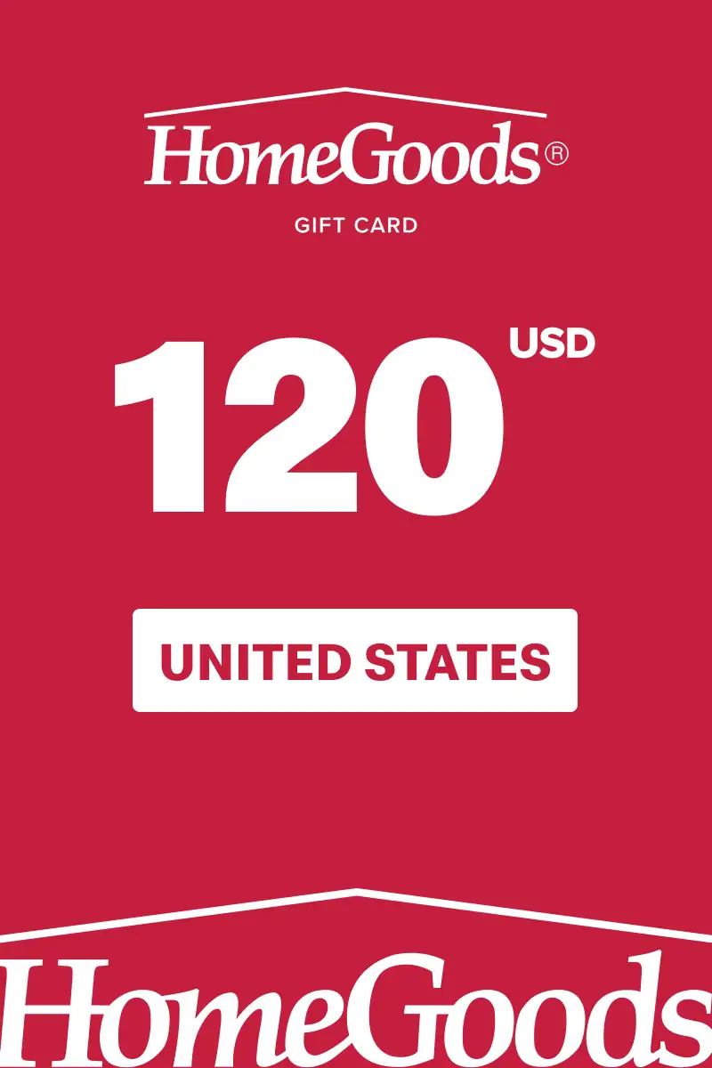 Homegoods 120 USD Gift Card (United States) - Digital Key