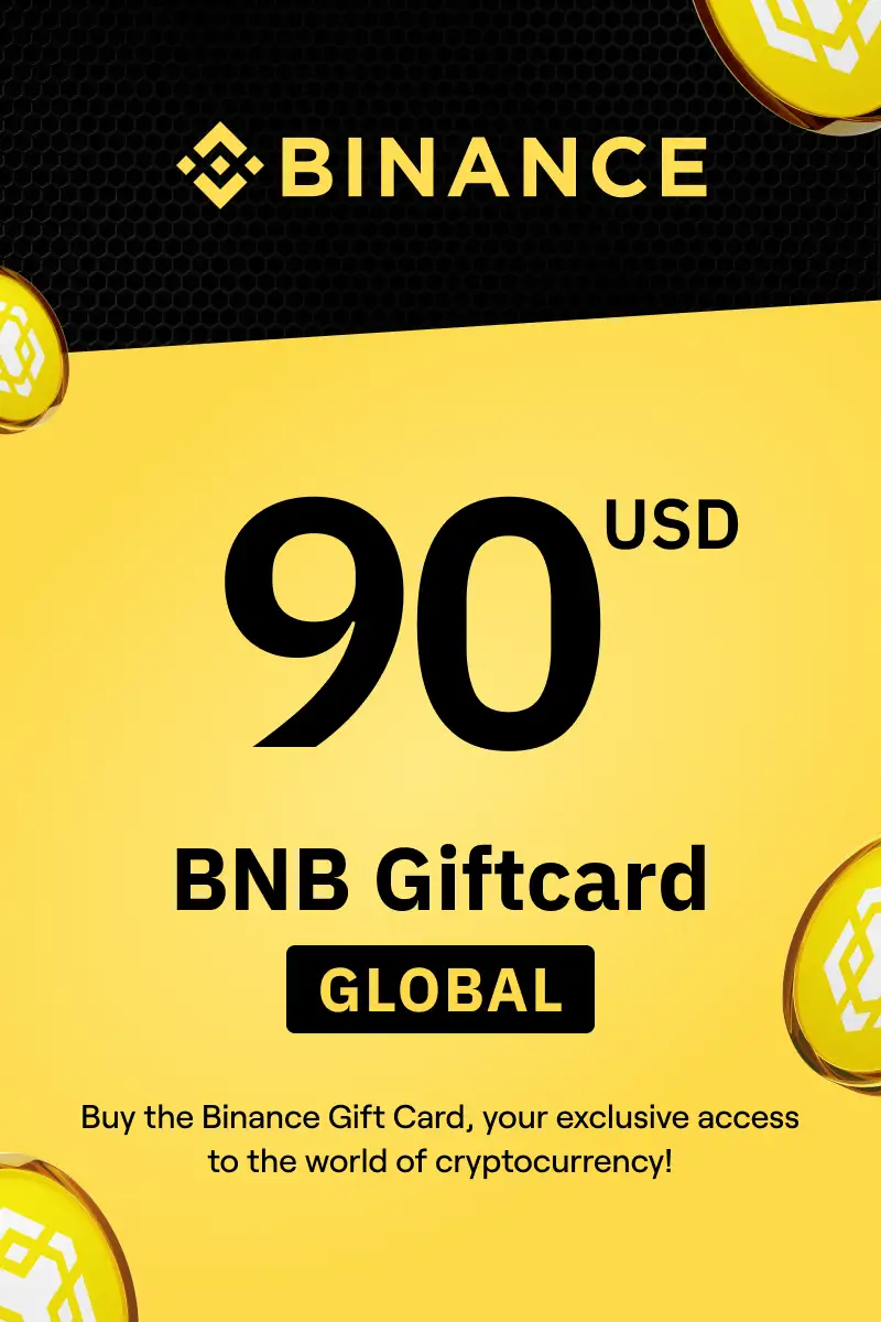 Binance (BNB) 90 USD Gift Card (Global) - Digital Key