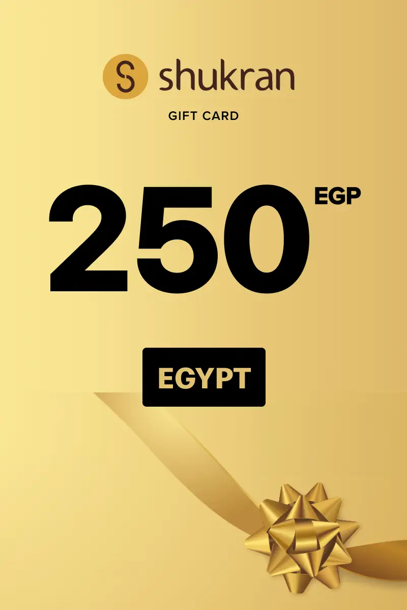 Shukran 250 EGP Gift Card (Egypt) - Digital Key