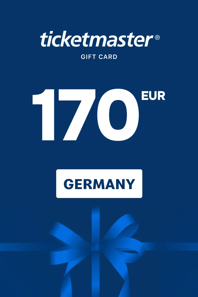 Ticketmaster 170 EUR Gift Card (Germany) - Digital Key