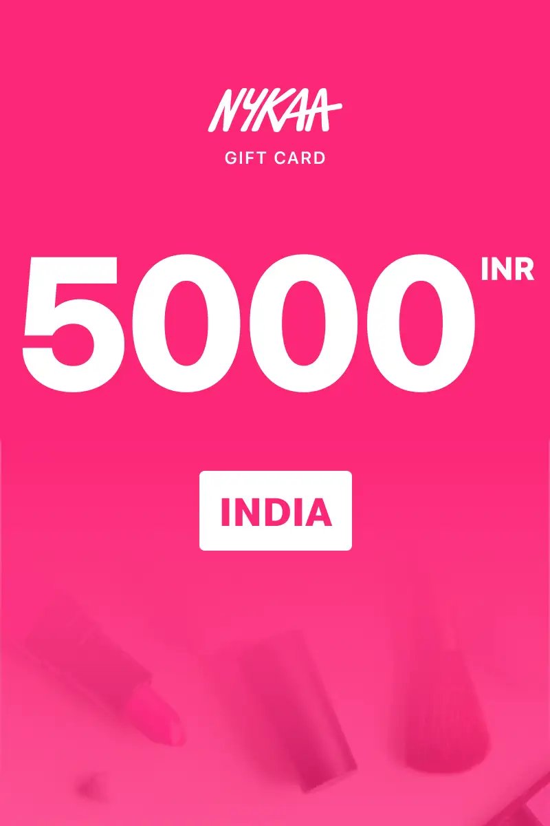 Nykaa 5000 INR Gift Card (India) - Digital Key