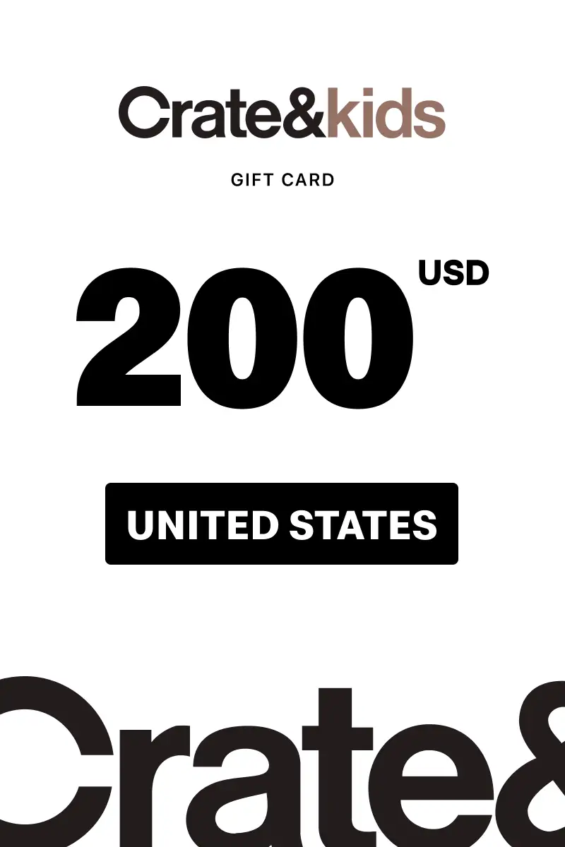 Crate and Kids 200 USD Gift Card (United States) - Digital Key