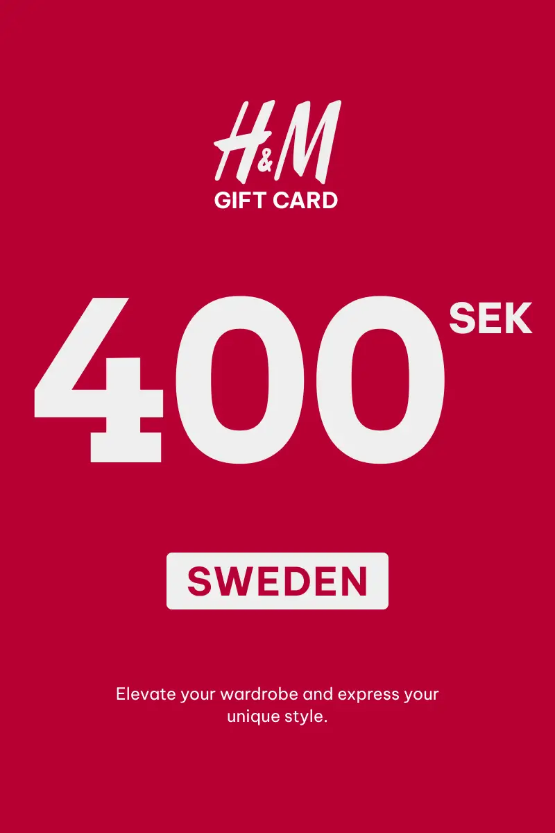 HandM 400 SEK Gift Card (Sweden) - Digital Key