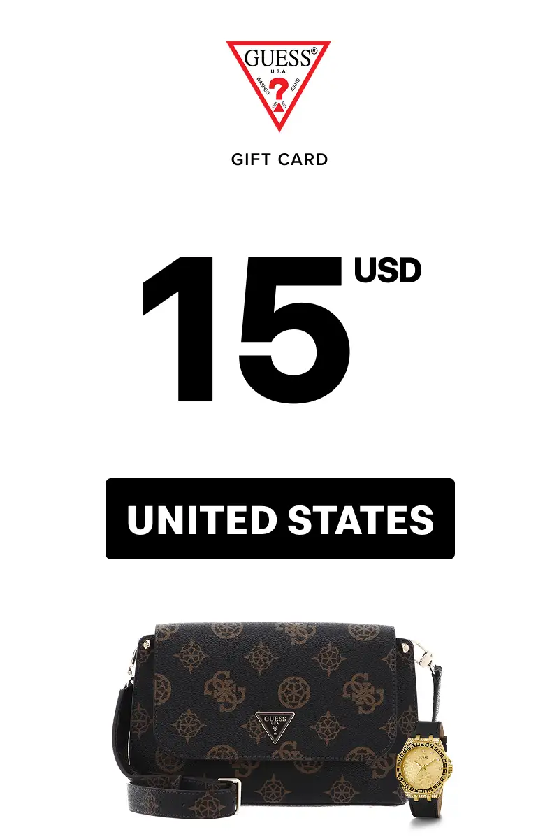 Guess 15 USD Gift Card (United States) - Digital Key