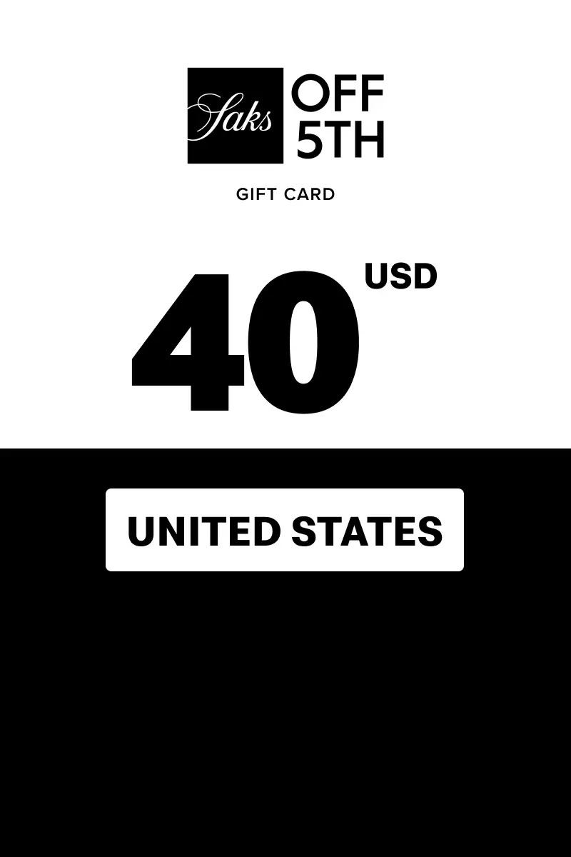 Saks OFF 5TH 40 USD Gift Card (United States) - Digital Key