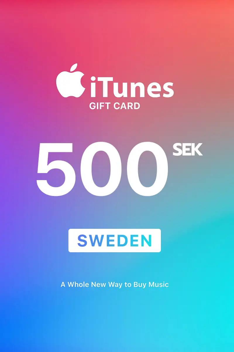 Apple iTunes 500 SEK Gift Card (Sweden) - Digital Key