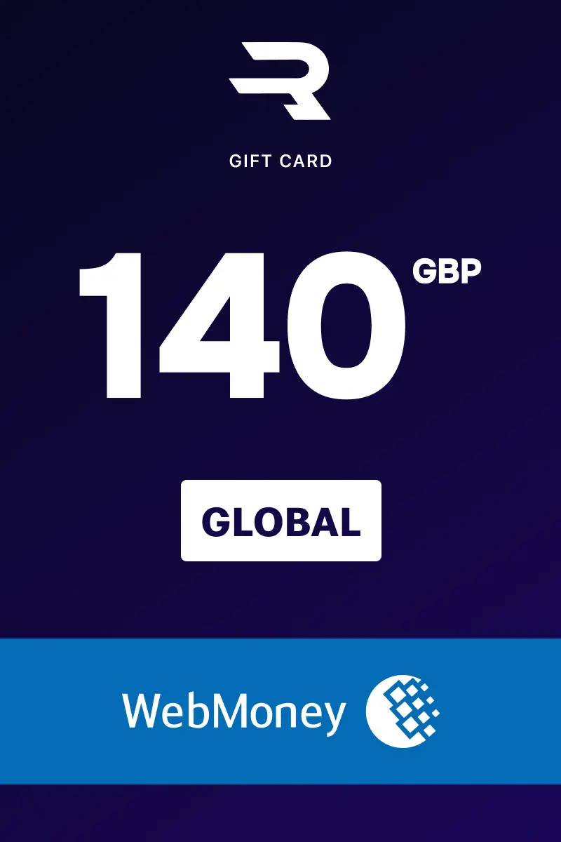Rewarble WebMoney 140 GBP Gift Card (Global) - Rewarble - Digital Key