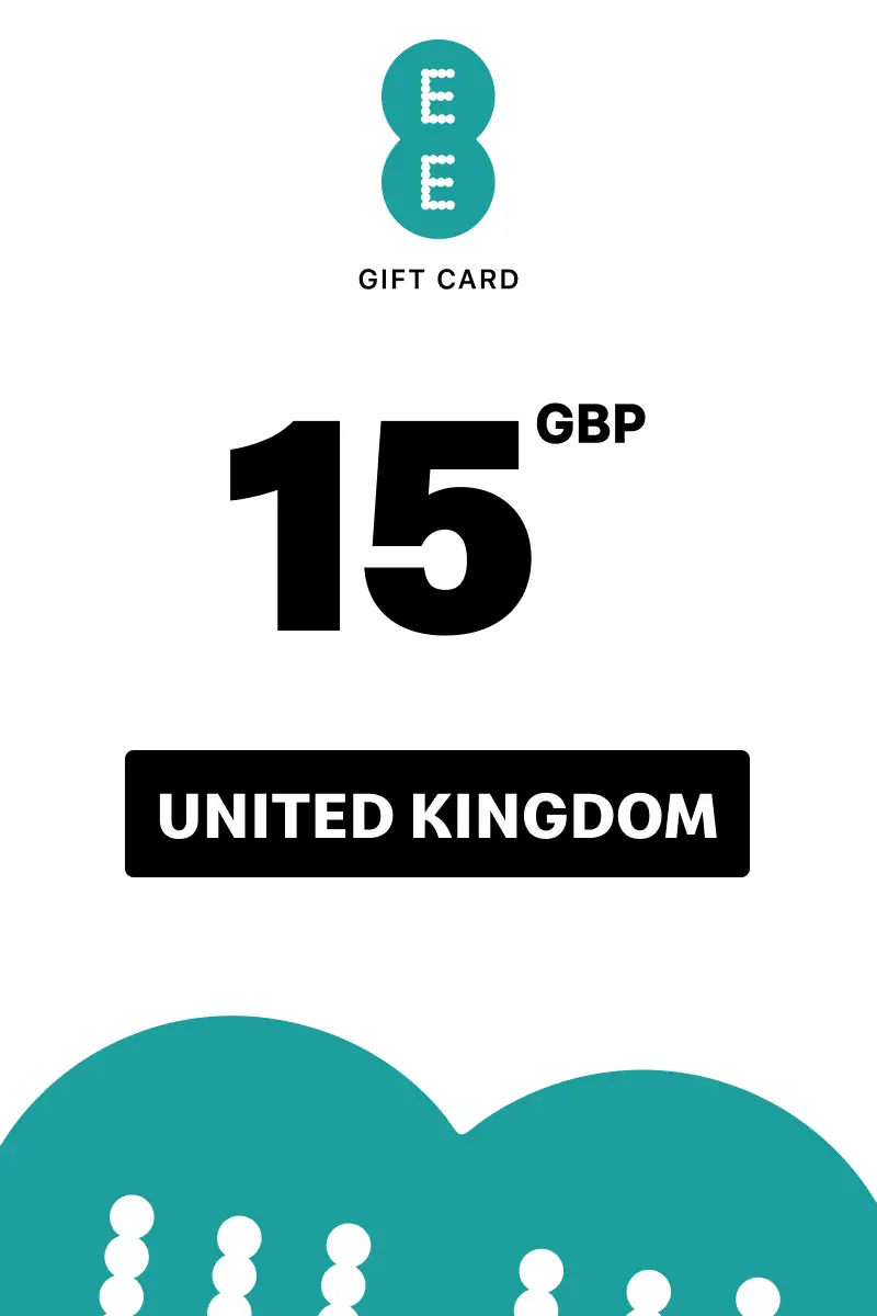 EE 15 GBP Gift Card (United Kingdom) - Digital Key
