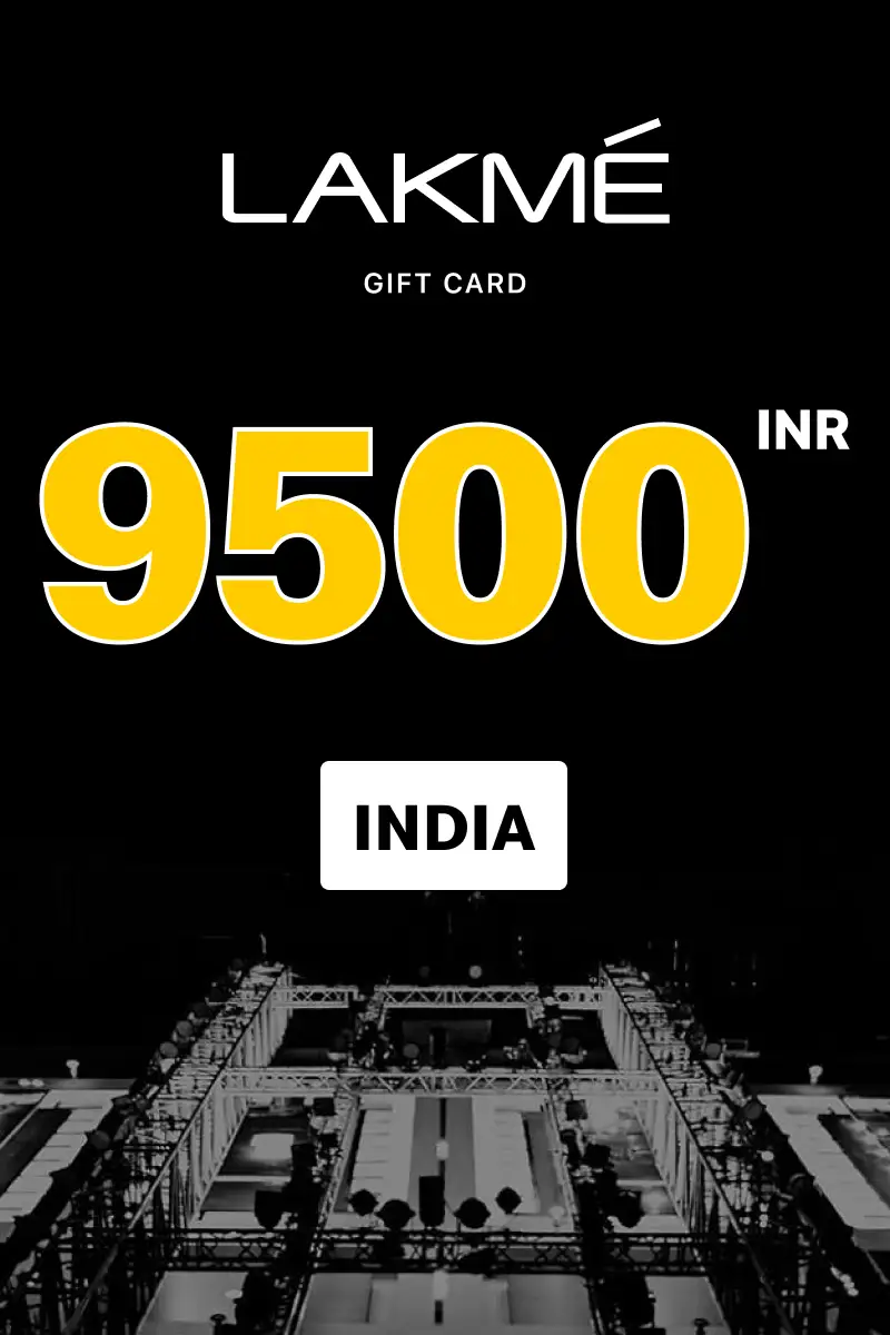 Lakme Salon 9500 INR Gift Card (India) - Digital Key