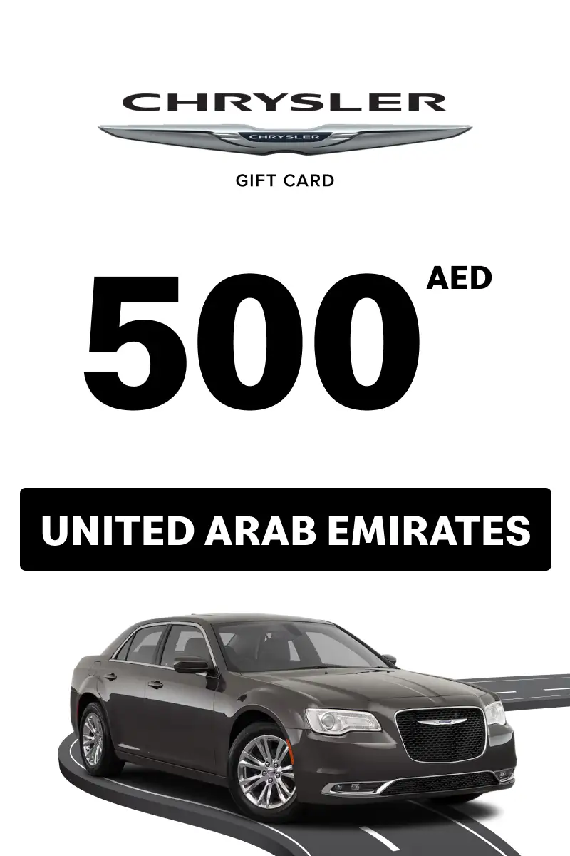 Chrysler 500 AED Gift Card (United Arab Emirates) - Digital Key