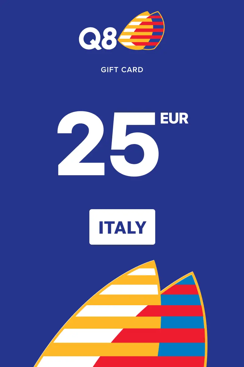 Q8 - 25 EUR Gift Card (Italy) - Digital Key