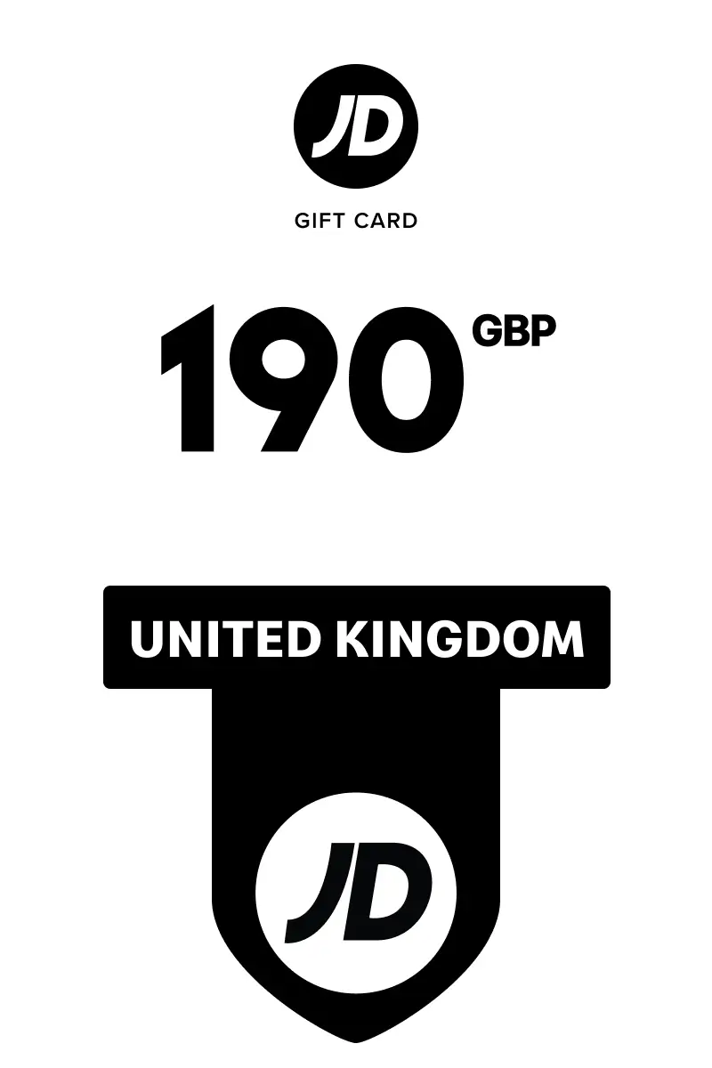 JD Sports 190 GBP Gift Card (United Kingdom) - Digital Key