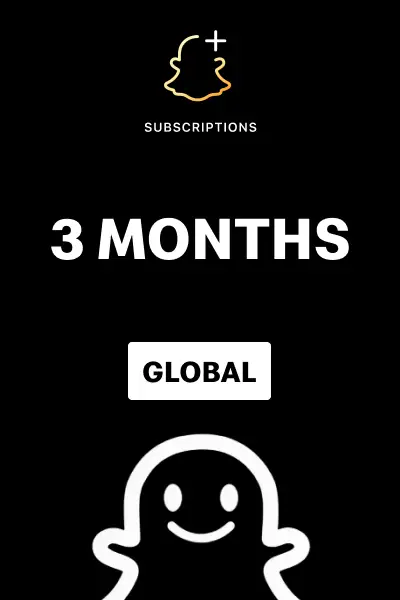 Snapchat+ 3 Months Subscription (Global) - Digital Key