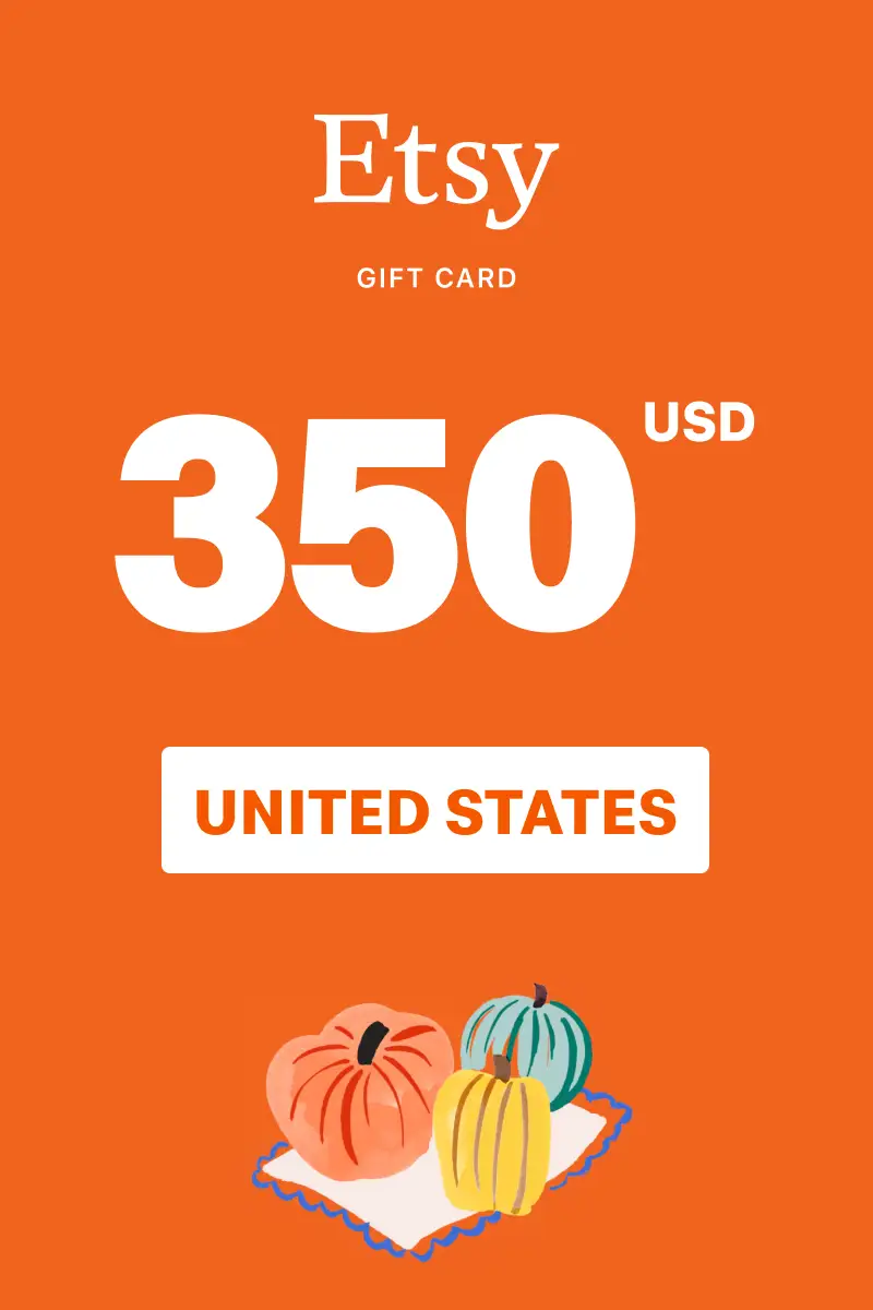 Etsy 350 USD Gift Card (United States) - Digital Key