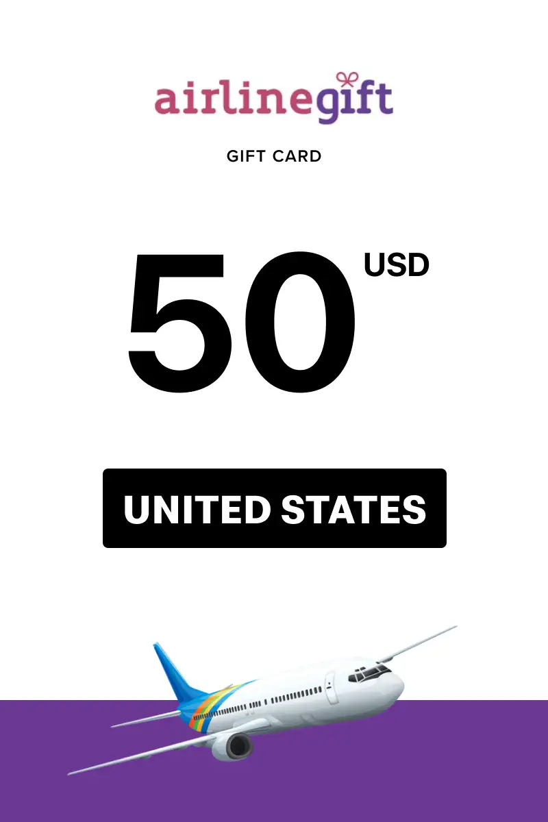 Airline Gift 50 USD Gift Card (United States) - Digital Key