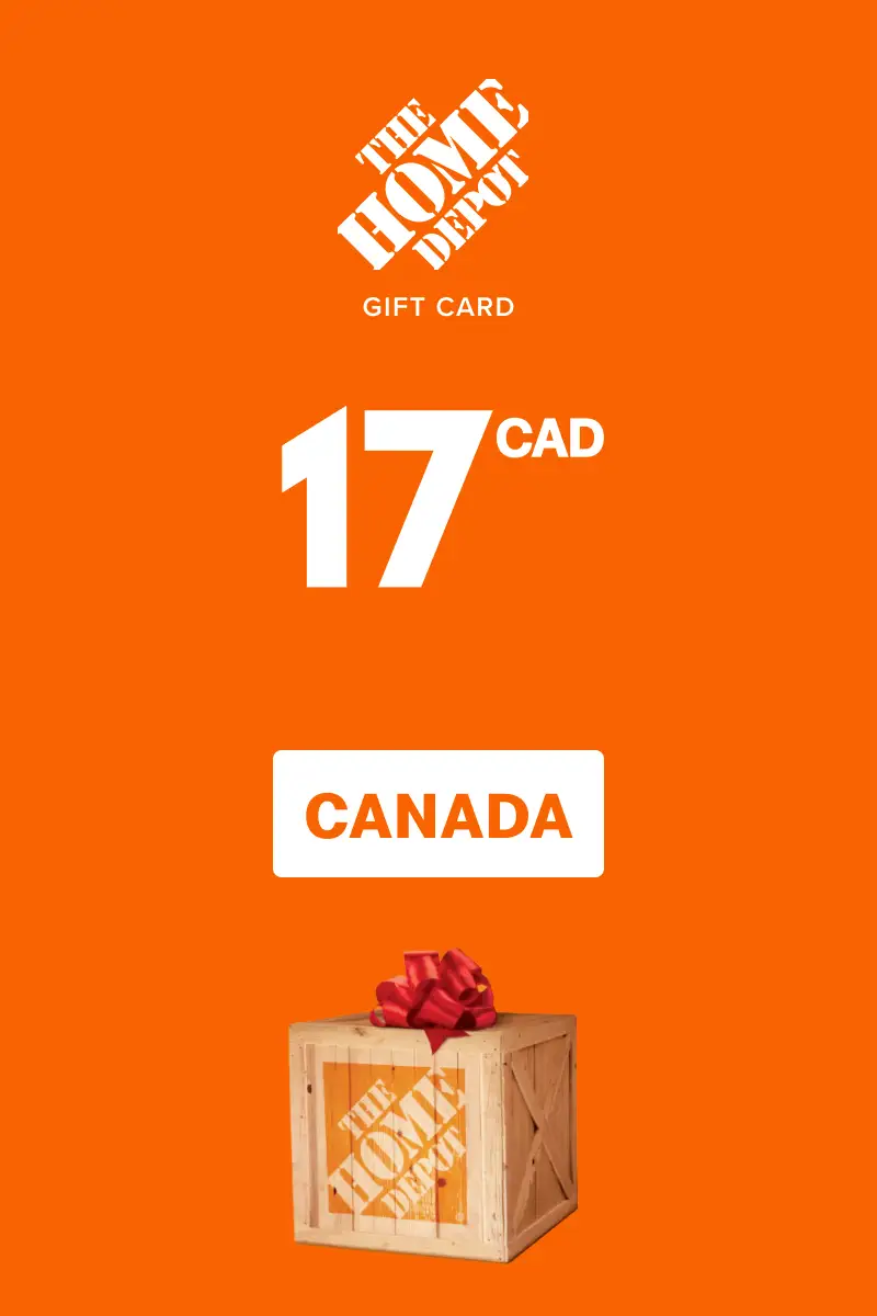 Home Depot 17 CAD Gift Card (Canada) - Digital Key