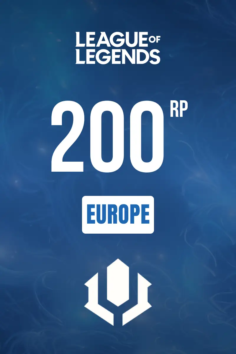 League of Legends 200 RP (Europe) - Digital Key