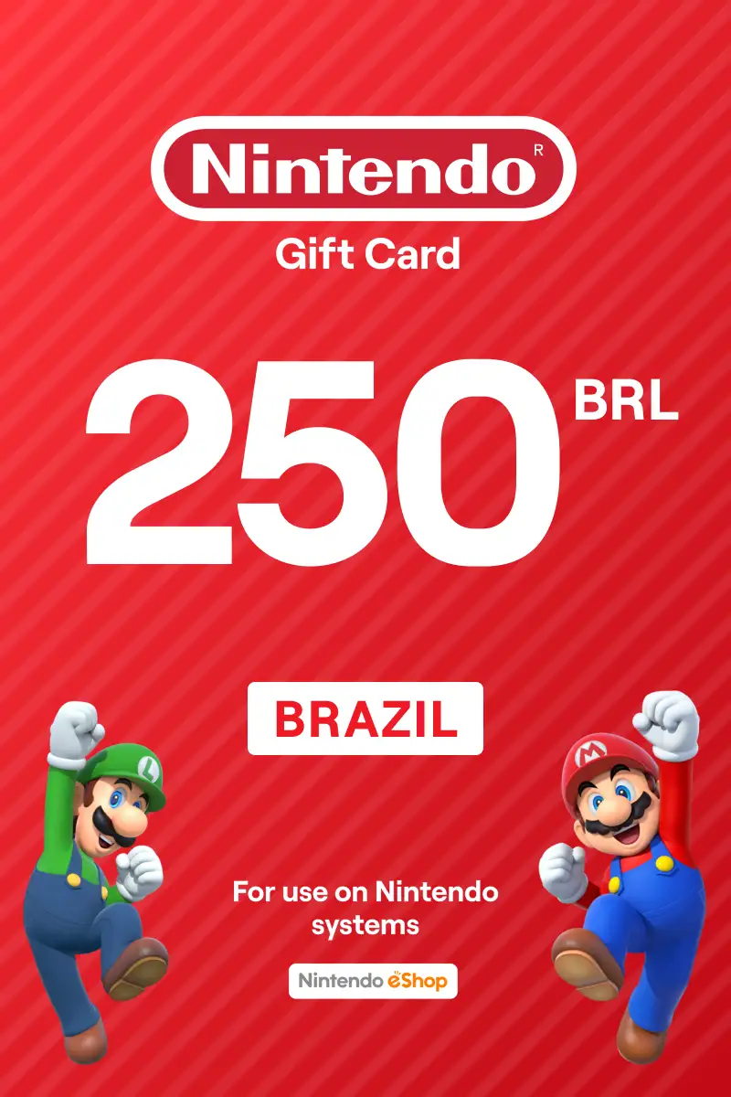 Nintendo eShop 250 BRL Gift Card (Brazil) - Digital Key