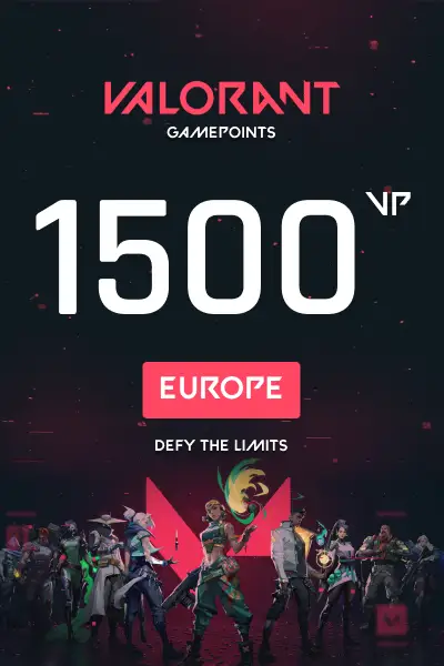 VALORANT 1500 Valorant Points (Europe) - Digital Key