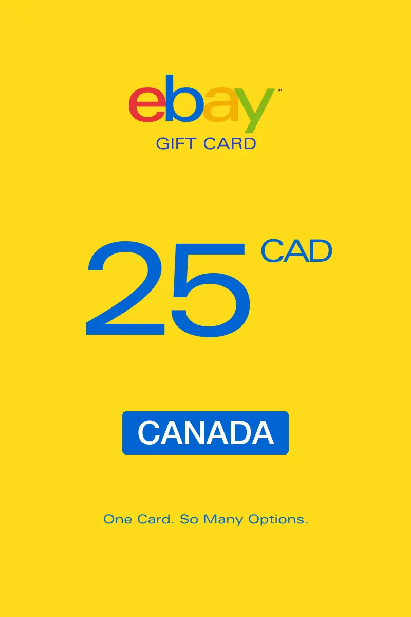 eBay 25 CAD Gift Card (Canada) - Digital Key