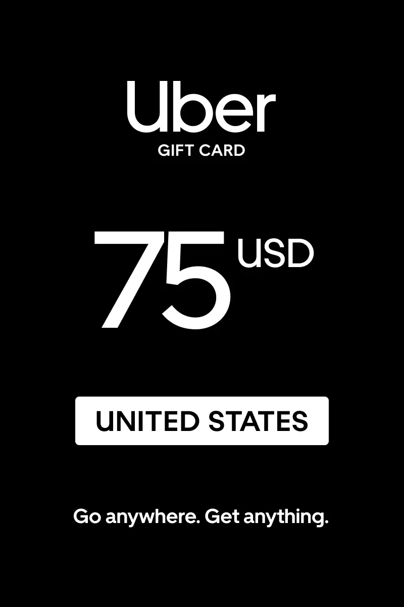 Uber 75 USD Gift Card (United States) - Digital Key