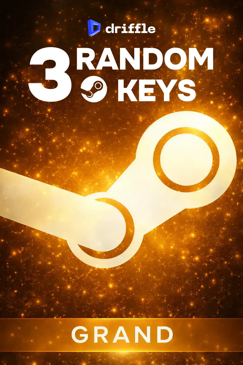 3 Random Steam Games - Grand (Global) (PC) - Steam - Digital Key