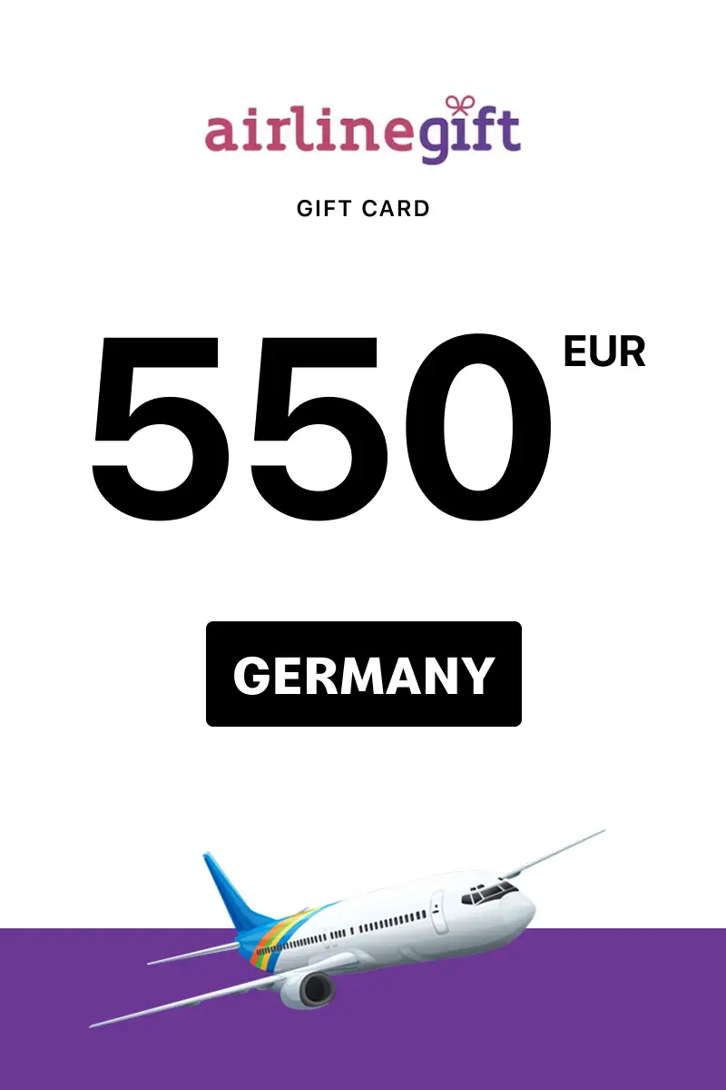 Airline Gift 550 EUR Gift Card (Germany) - Digital Key afbeelding 1