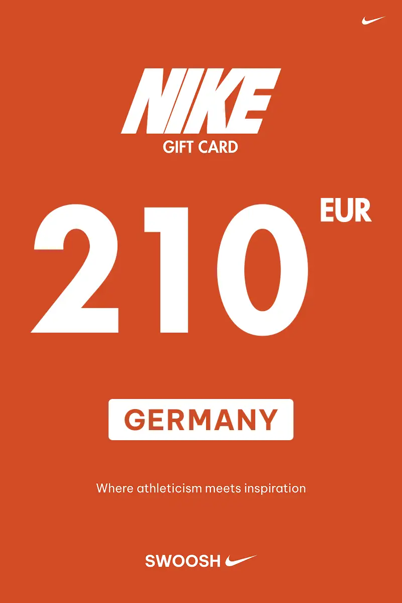 Nike 210 EUR Gift Card (Germany) - Digital Key