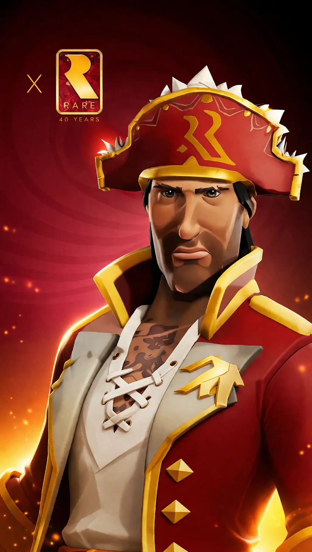 Sea Of Thieves - Exclusive Rare Ruby 40th Anniversary Hat DLC (Global) (PC / Xbox One / Xbox Series X|S) - Xbox Live - Digital Key