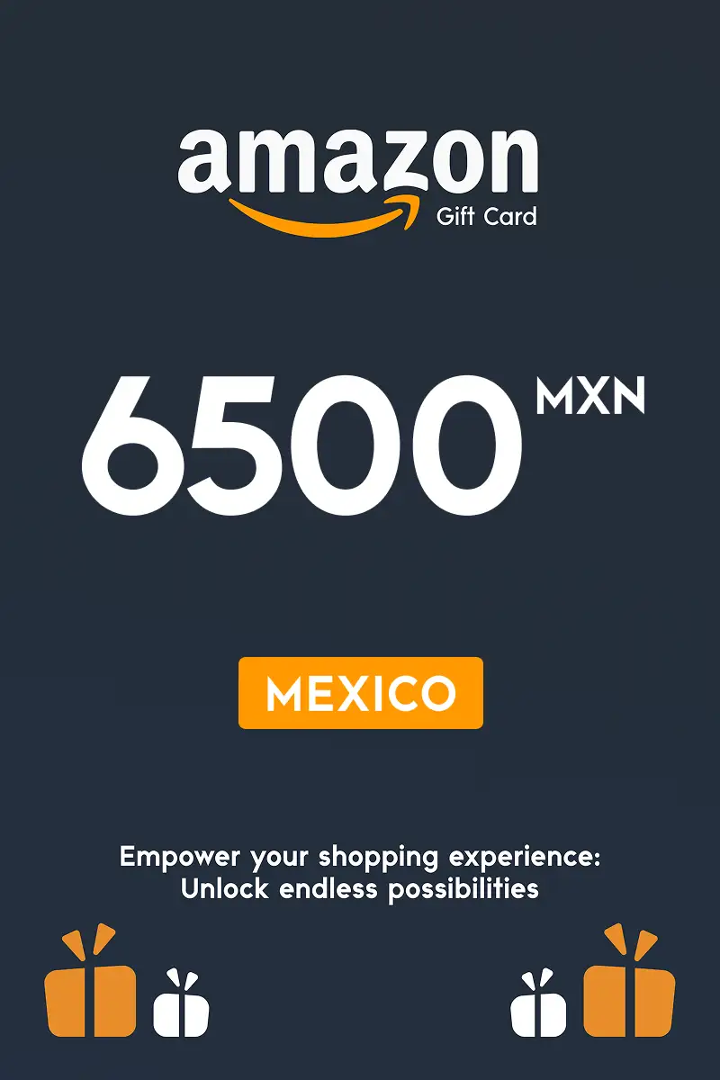 Amazon 6500 MXN Gift Card (Mexico) - Digital Key
