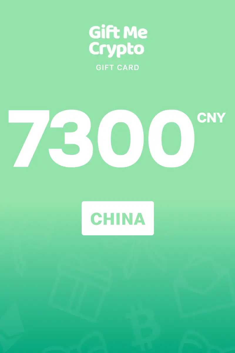 Gift Me Crypto 7300 CNY Gift Card (China) - Digital Key