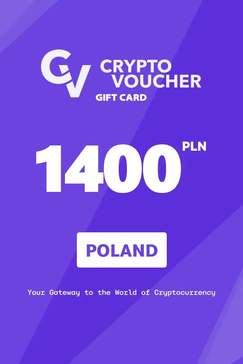 Crypto Voucher 1400 PLN Gift Card (Poland) - Digital Key
