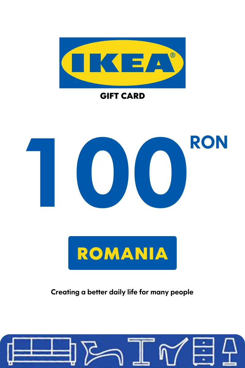 IKEA 100 RON Gift Card (Romania) - Digital Key