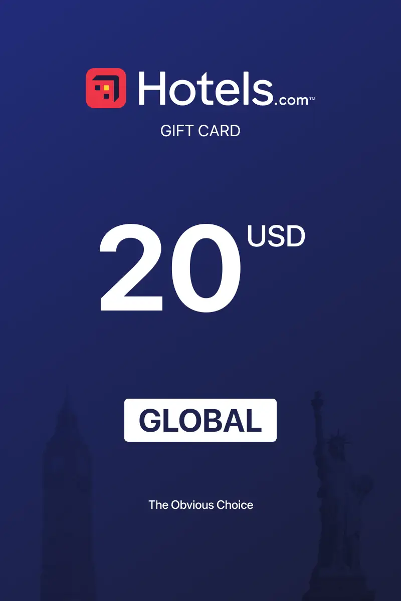 Hotels.com 20 USD Gift Card (Global) - Digital Key