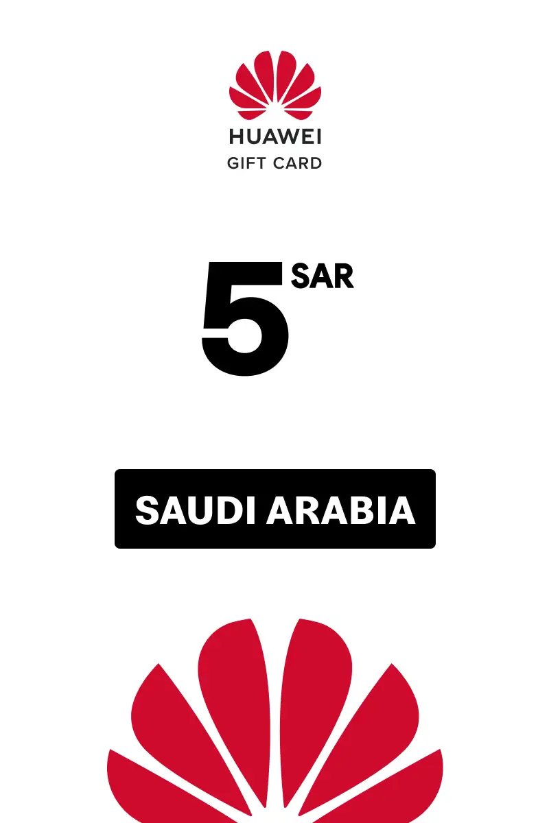 HUAWEI 5 SAR Gift Card (Saudi Arabia) - Digital Key