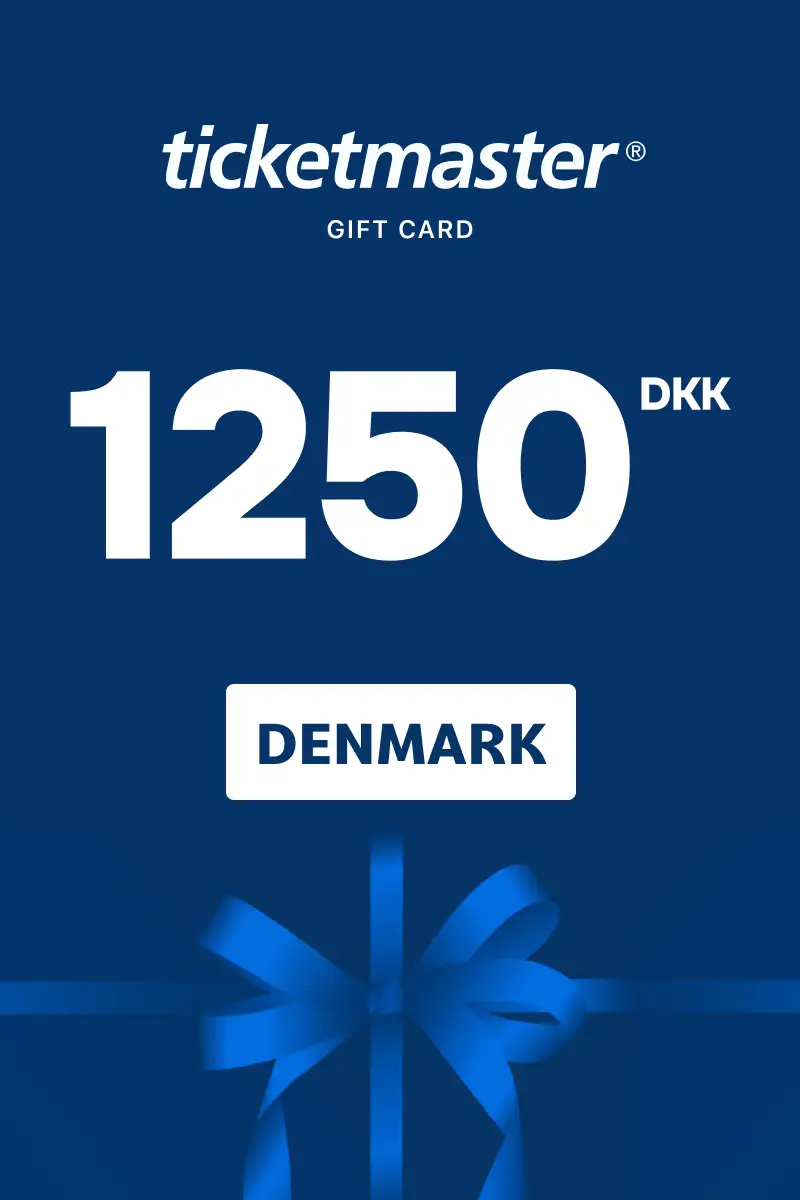 Ticketmaster 1250 DKK Gift Card (Denmark) - Digital Key
