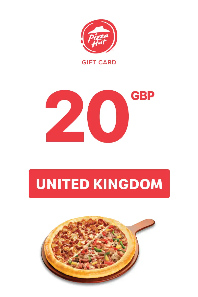 Pizza Hut 20 GBP Gift Card (United Kingdom) - Digital Key